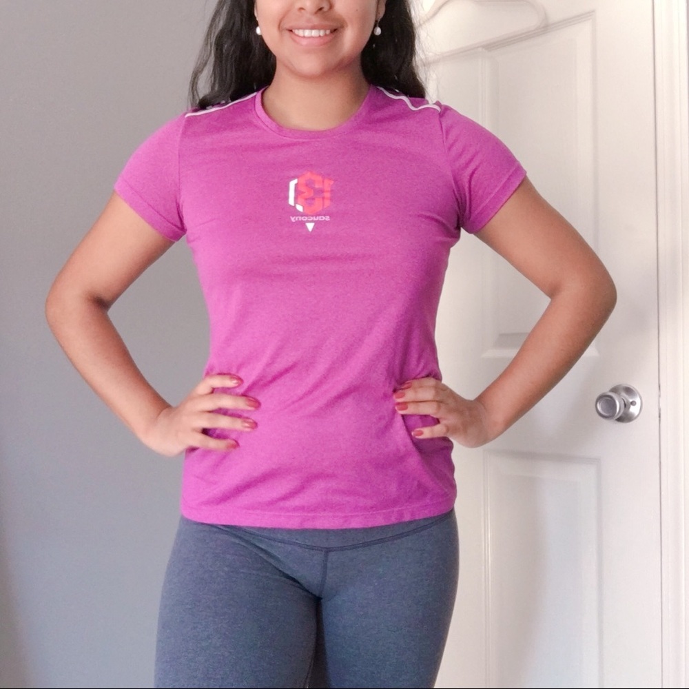 💌3/$15 Suacony athletic workout shortsleeve shirt